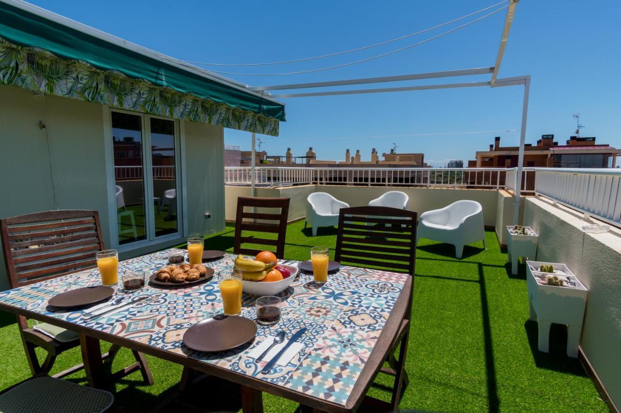 Duplex Penthouse With Terrace. Beach-Pool Canet d'En Berenguer Exterior foto